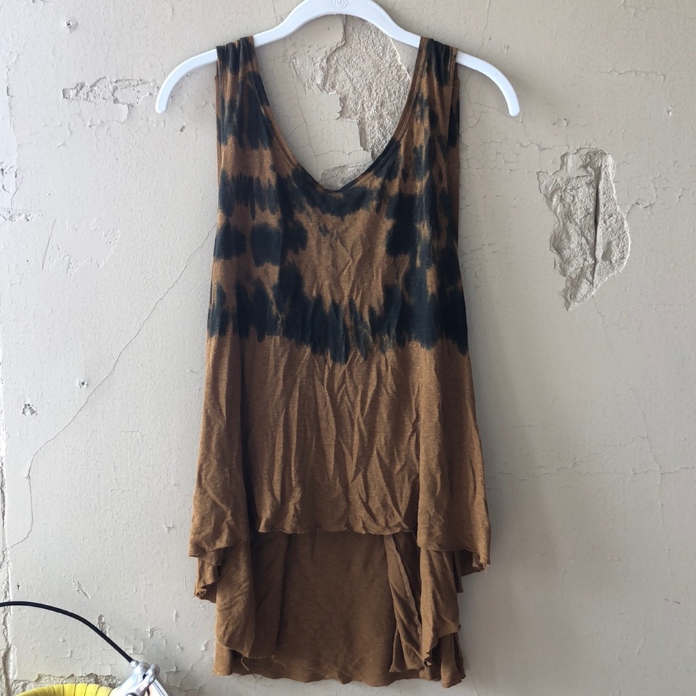 FREE PEOPLE tie-dye top